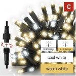 EMOS Premium LED spojovací řetěz blikající černý – rampouchy, 3 m, venkovní, teplá/studená bílá – Hledejceny.cz