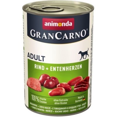 Animonda Gran Carno Adult hovězí a kachní srdce 400 g