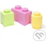 LEGO® úložné boxy Multi-Pack 3 ks pastelové – Sleviste.cz