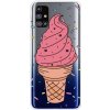 Pouzdro a kryt na mobilní telefon Samsung PROTEMIO 24210 ART Silikonový kryt Samsung Galaxy M31s ICE CREAM