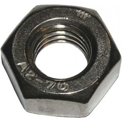 Šestihranná matice 3/8" závit (podobné DIN 934) nerez A2, 1 ks – Sleviste.cz