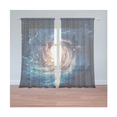 Sablio Záclony Světelný vír: 2ks 150x250cm – Hledejceny.cz