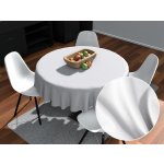 Biante Velký kulatý bavlna satén ubrus ST-001 Ø 200 cm – Zboží Mobilmania