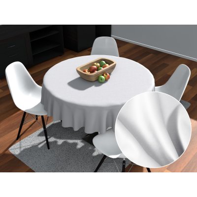 Biante Velký kulatý bavlna satén ubrus ST-001 Ø 200 cm – Zboží Mobilmania