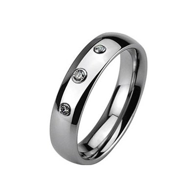 Nubis NWF1025 dámský snubní prsten 3 zirkony NWF1025 6ZR3 – Zboží Mobilmania