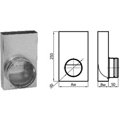 Karl Přechodka kanál ohebné potrubí 200 x 90 mm 125 mm – Hledejceny.cz
