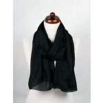 Hedvábná šála černá – Zbozi.Blesk.cz