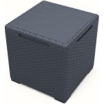 KETER Stůl zahradní s úložným boxem VIGO 37 x 37cm grafit – Zboží Mobilmania