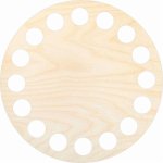 Dřevěný svět online Dno na košík - kruh 8 cm, přírodní – Zboží Dáma