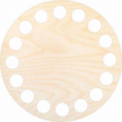 Dřevěný svět online Dno na košík - kruh 8 cm, přírodní – Zboží Dáma