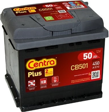 Centra Plus 12V 50Ah 450A CB501