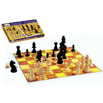 Společenská hra Teddies Šachy dřevěné figurky