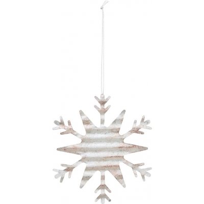 Kovová vánoční ozdoba průměr 11,7 cm ICE SNOWFLAKE House Doctor stříbrná – Hledejceny.cz