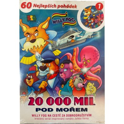 Willy Fog - 20 000 mil pod mořem kolekce 4 DVD – Hledejceny.cz