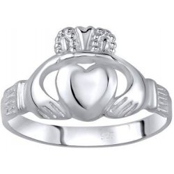 SILVEGO Dámský celostříbrný keltský prsten CLADDAGH ZTR96391