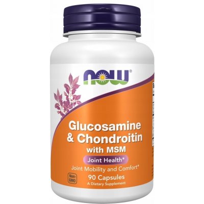 Kapsle Now foods glukosamin a chondroitin 90 kapslí – Hledejceny.cz