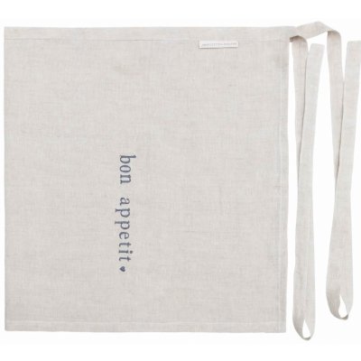 Bastion Collections Lněná zástěra do pasu Naturel Bon Appetit přírodní – Hledejceny.cz