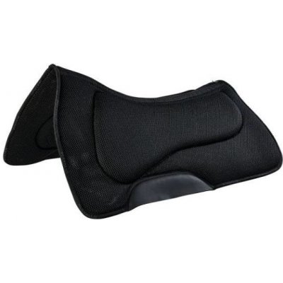 ACAVALLO Westernová podsedlová deka CW 3DS Memory Foam 3D Spacer black – Zboží Dáma