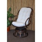 houpací křeslo Ratanové Swivel houpací EASY B bílá – Sleviste.cz