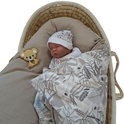 Pro útulný domov Péřová zavinovačka béžový mušelín a Koala – Hledejceny.cz