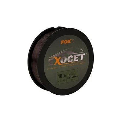 FOX Exocet Mono trans khaki 1000m 0,370mm 9,09kg 20lb – Hledejceny.cz