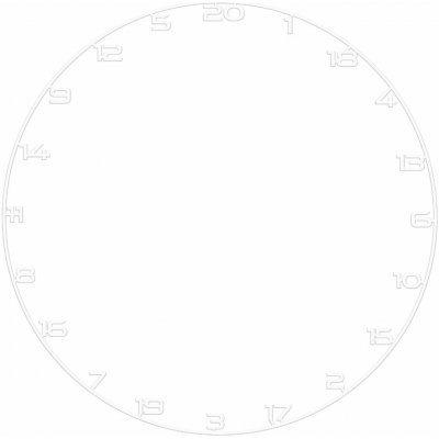 Bullet Custom Number Ring náhradní kruh s čísly pro sisalové terče white – Hledejceny.cz