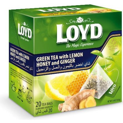 Loyd zelený čaj s citrónem medem a zázvorem 40 g – Zboží Mobilmania