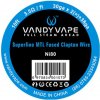 Příslušenství pro e-cigaretu Vandy Vape Superfine MTL odporový drát Ni80 3m