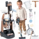 Smoby Vozík pro malou uklízečku s tyčovým vysavačem Rowenta – Sleviste.cz