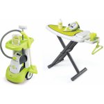 Smoby úklidový vozík s vysavačem Rowenta a žehlička s deskou Clean 24406-1 – Hledejceny.cz