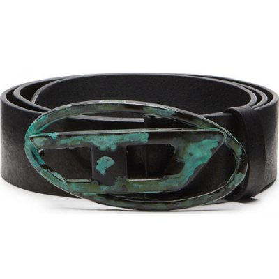 Diesel opasek OVAL D LOGO B-1DR BELT černá – Hledejceny.cz