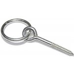 Oko s vrutem a kroužkem, 10x95mm, Zn – Hledejceny.cz