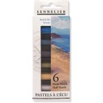 Sennelier Sada suchých pastelů Seascape 6 ks – Hledejceny.cz