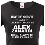 Dámské tričko Alex Zanardi Černá – Zboží Mobilmania