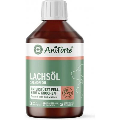 AniForte Lososový olej pro psy kočky a koně 250 ml – Hledejceny.cz