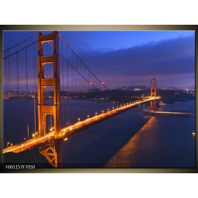 Obraz - Golden Gate Bridge, jednodílný 70x50 cm