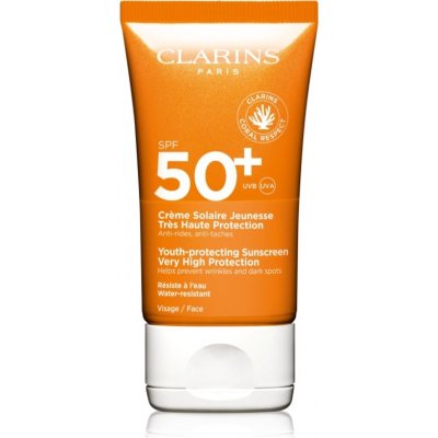 Clarins Sun Care Youth-Protecting Sunscreen opalovací krém na obličej SPF 50+ 50 ml