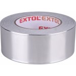 EXTOL PREMIUM Páska lepící ALU, hliníková, 50mm x 50m tl. 0,03mm, akryl. lepidlo (8856332) – Sleviste.cz