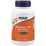 Now Probiotic-10 probiotika 100 miliard CFU 10 kmenů 60 rostlinných kapslí – Hledejceny.cz