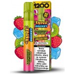 Kurwa Rocket Raspberry Kiwi Ice 20 mg 1 200 potahů – Zboží Dáma
