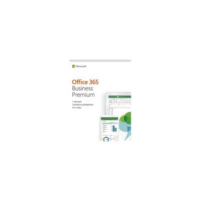 Microsoft Office 365 Business Premium 1 rok elektronická licence 9F4-00003 – Zboží Živě