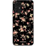 Mobiwear Glossy - Xiaomi Redmi Note 12S - G039G - Květy na černé – Zboží Živě
