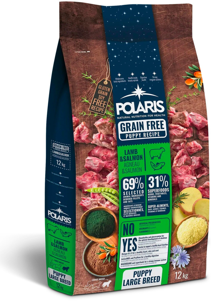 Polaris GF pes Junior L.Breed jehně losos 12 kg