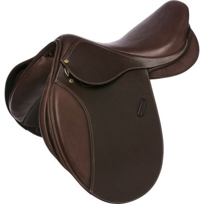 ERIC THOMAS Všestranné sedlo FITTER s hranatou zadní rozsochou Světle hnědá chestnut – Zboží Dáma