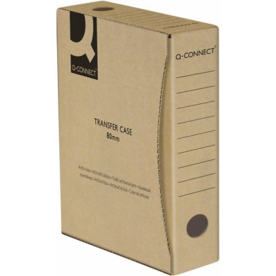 Q-Connect Archivační box - A4, 80 mm, šedý