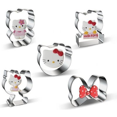 Vykrajovátka Hello Kitty 5ks 6,5x7,5cm - Cakesicq - Cakesicq – Hledejceny.cz