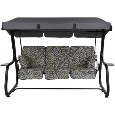 PATIO G050-06PB Rimini Black Edition s bočními stolky 448566 – Zboží Mobilmania