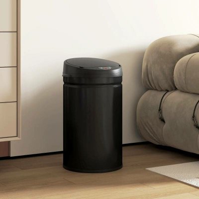 Homcom Odpadkový koš se senzorem 30 l černý – Hledejceny.cz