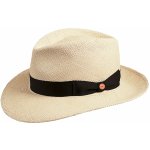 Fedora Bogart luxusní panamský klobouk s černou stuhou ručně pletený UV faktor 80 Ekvádorská panama Mayser Colmar – Zboží Mobilmania