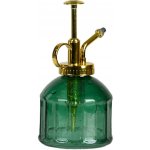 Esschert Design Skleněný Zika 7,3x17,5 cm zelená/zlatá – Zboží Dáma